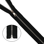 Молния металл-никель, разъемная Т3 - 55см